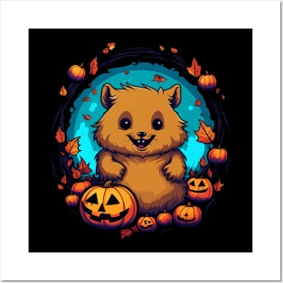 Quokka Halloween Posters and Art